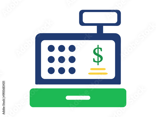Icon of Retail POS System and Cash Register Terminal