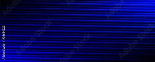 A visually striking abstract composition featuring luminous vertical lines in a vibrant blue hue against a deep, dark background, evoking a sense of advanced technology and digital.