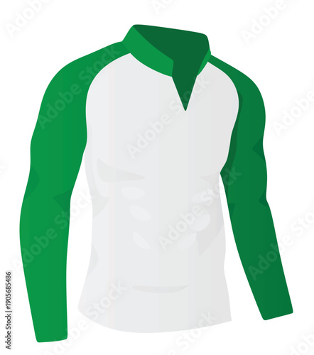 Two colors t shirt. vector