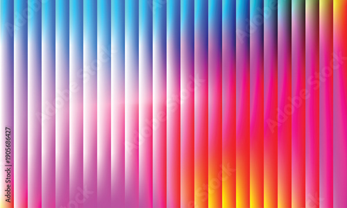 Vibrant gradient stripes blending seamlessly from cool to warm hues