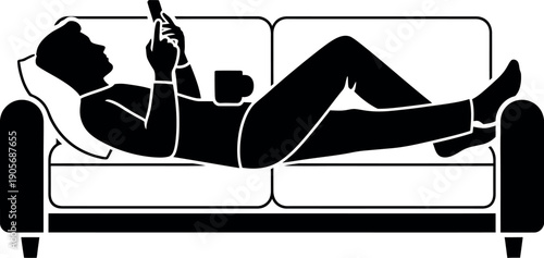 Minimalist icon representing a vector graphics file