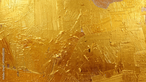 Abstract golden texture with subtle variations and a hint of purple