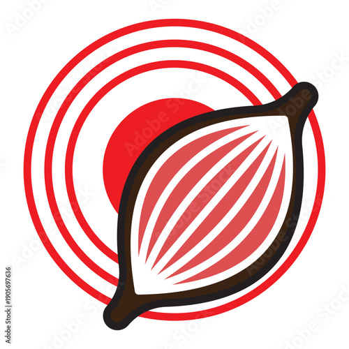 Pain muscle icon vector