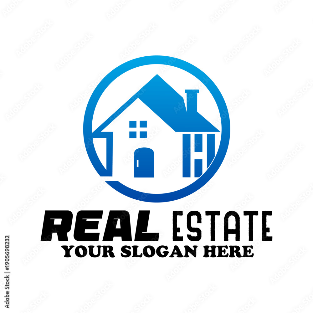 Fototapeta premium Simple and elegant house icon. Vector illustration.