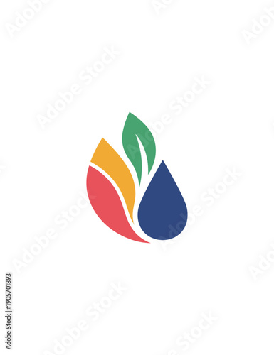 Free Download Abstract colorful nature illustration on black background - GFXLoad