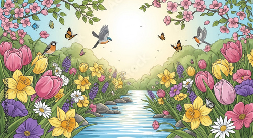 Geometric abstract pattern with pink and orange triangles, modern, playful, and colorful for textile prints or vibrant backgrounds.