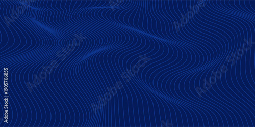 Premium background design with diagonal dark blue line pattern. Vector horizontal template for digital lux business banner, contemporary formal invitation, luxury voucher,