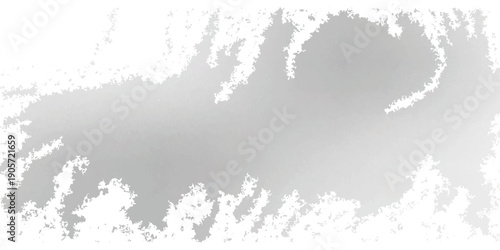 Vector shiny foil or silver metallic pattern. Texture of transparent, matte white and grey frosted glass, blur effect