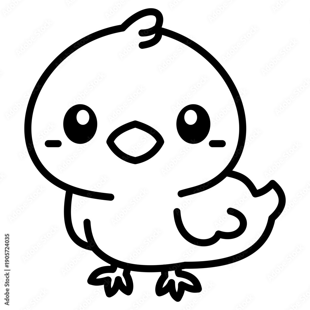 Obraz premium Chicks Icon