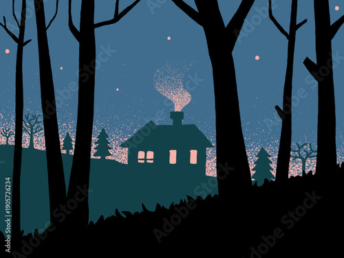 Cabin in the Dark Woods