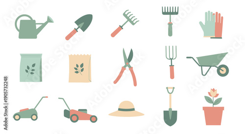 Collection of Gardening Tools and Accessories.