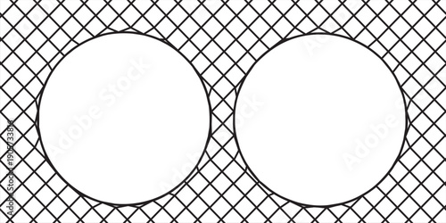 Wire mesh fence, background. Vector illustration . Black metal mesh seamless pattern vector illustration. Metal grid pattern. Silhouette Steel wire Chain link Fence Pattern.