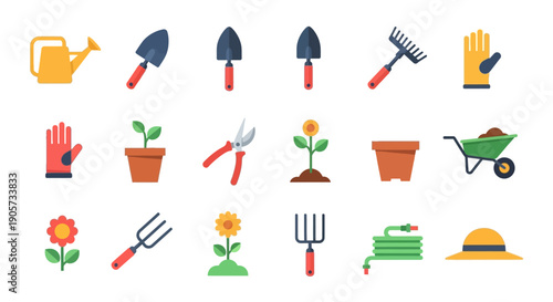 Gardening Tools and Accessories Collection.