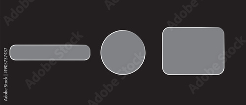 Liquid Glass UI Design With Dark Background.