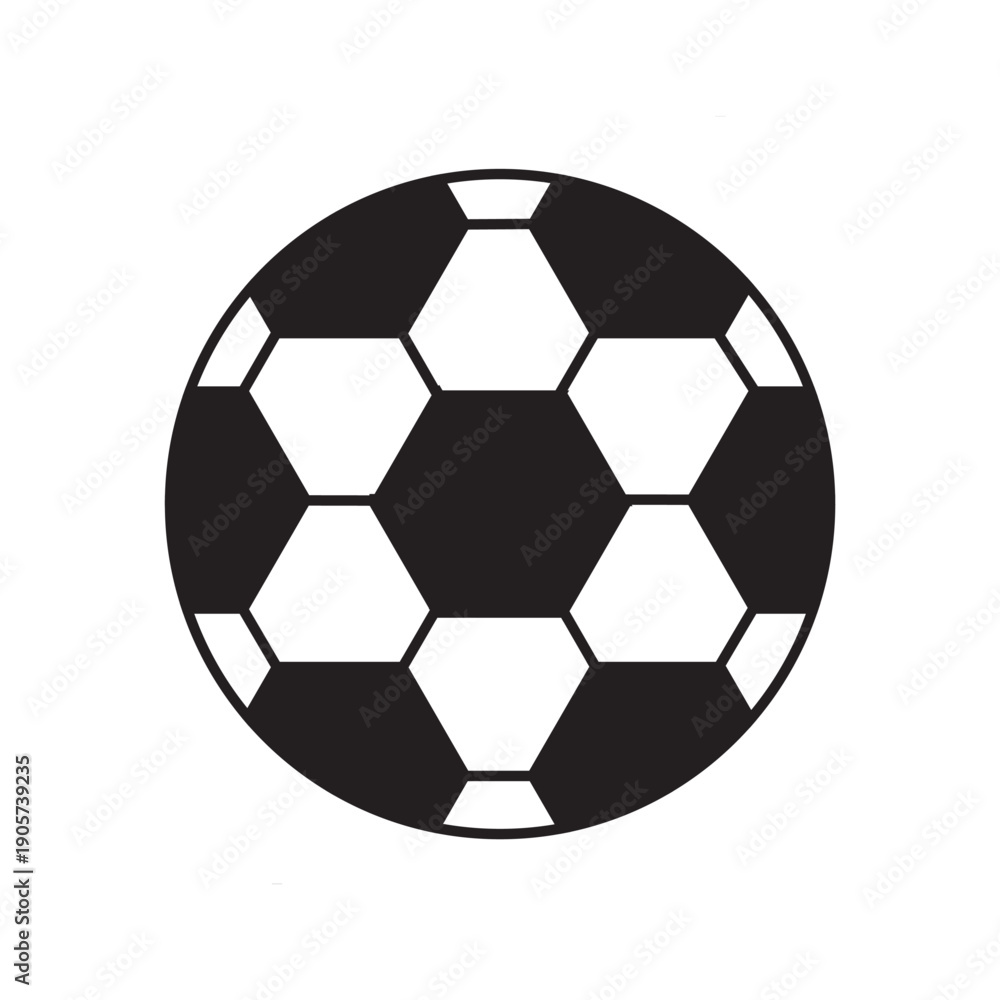 Fototapeta premium soccer ball on white background