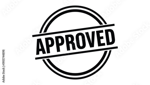 Approved Stamp: A bold and official APPROVED stamp, conveying a clear message of validation and authorization, perfect for adding a touch of credibility to your work.