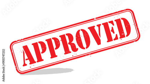 Stamped Approval: A bold red APPROVED stamp signifies confirmation, acceptance, and authorization. Perfectly capturing the essence of validation and affirmation.