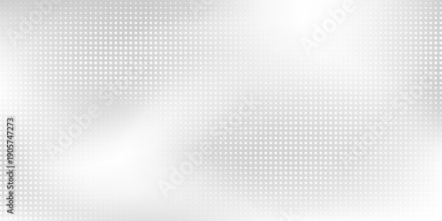 Modern transparant silver dot abstract foil background with metal mirror texture. Chrome gradient surface with light abstract simple