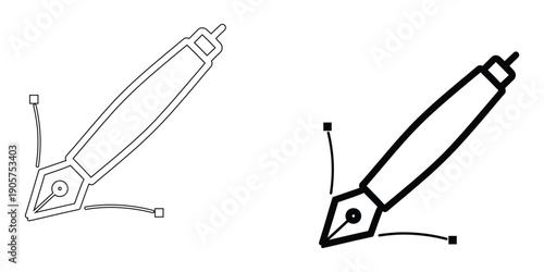 pen and pencil vector