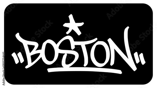 Photos Boston City Graffiti Tag