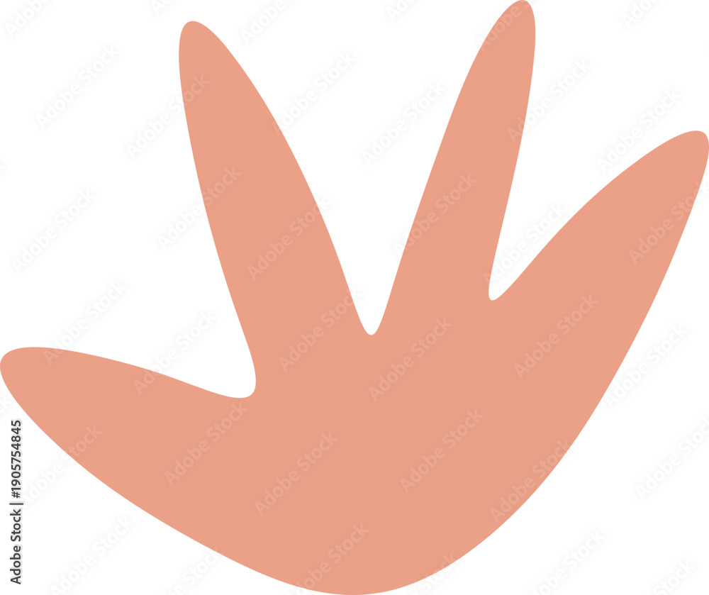 Fototapeta premium Hand drawn ornament arrow shape element