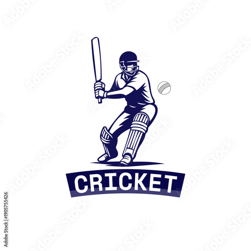 illustration of batsman playing cricket championship sports 2026