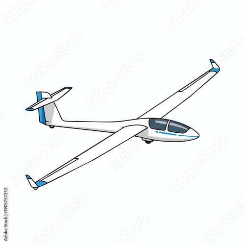 Modern Small Private Jet Aircraft Flying Through Clear Sky