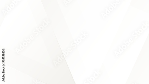 white abstract minimalist geometric background with layered line shadow and light gradients. template poster banner.