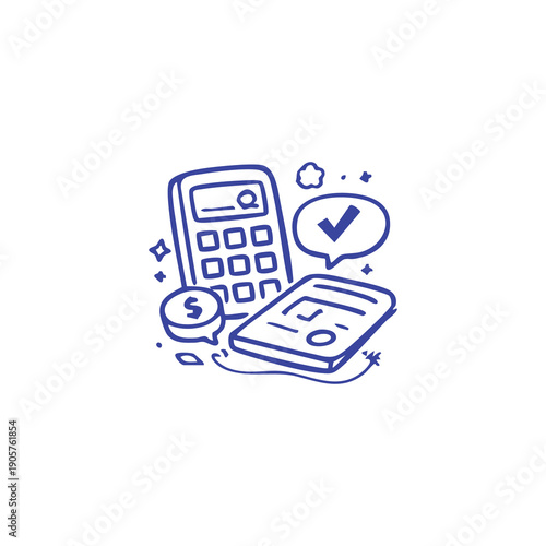 Mobile Payment and Finance Illustration