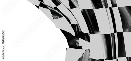 Abstract design of a waving...