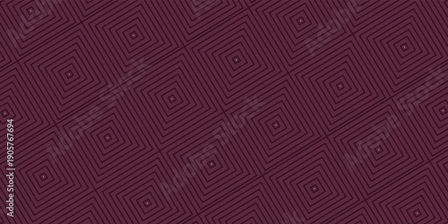 Simple vector seamless pattern with diagonal lines, stripes, tiles, squares, rhombuses. Subtle texture in wine color. Striped checkered background. Modern repeating design for decor, textile, cloth