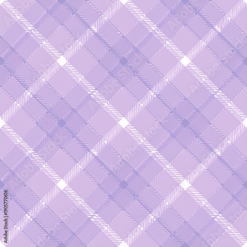 Lilac plaid pattern with intersecting lines, evoking a soft and calm feel