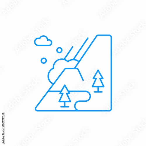 flood wave house icon sign vector