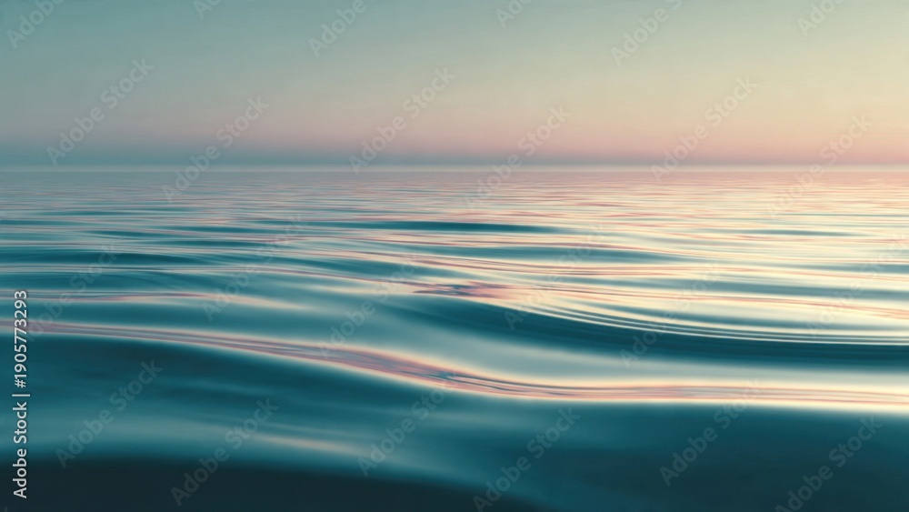 Fototapeta premium Calm Ocean at Sunset