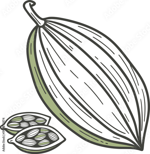 Aromatic Green Cardamom Pods