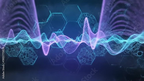 Abstract Data Waves - Visualizing Information Flow in a Digital World.