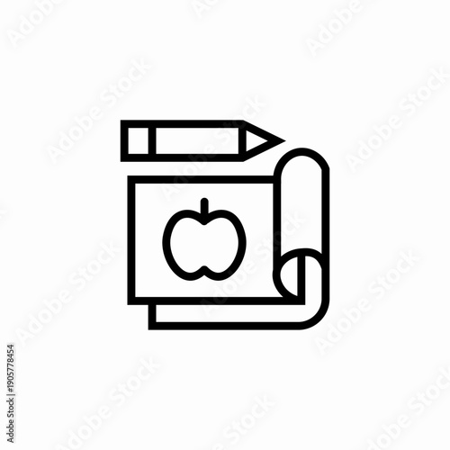 design planning education icon sign vector