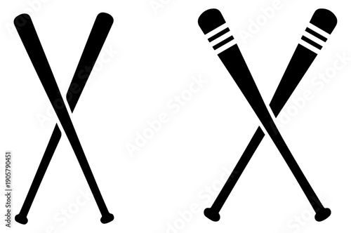 drum stick music icon set