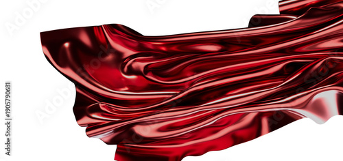 Abstract and elegant red fa...