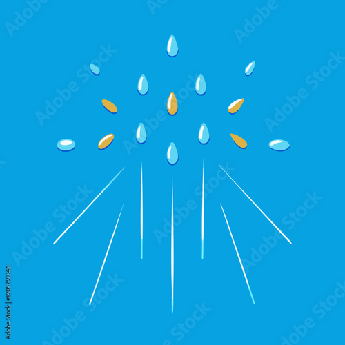 fiber optics background with lots of light