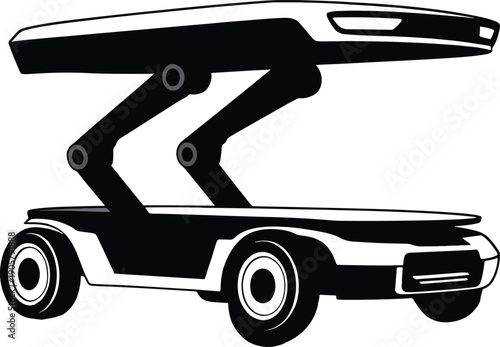 Robotic vehicle with mechanical arm