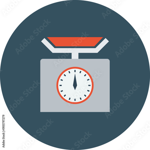 A vector clock icon representing the time is money concept through a professional business illustration featuring a stopwatch dial and alarm symbol to signify a fast-paced deadline