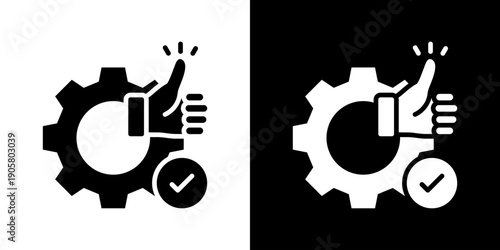 Reliability Icon Set Vector Collection Isolated In Black And White