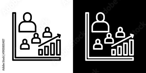 Leadership Icon Set Vector Collection Isolated In Black And White