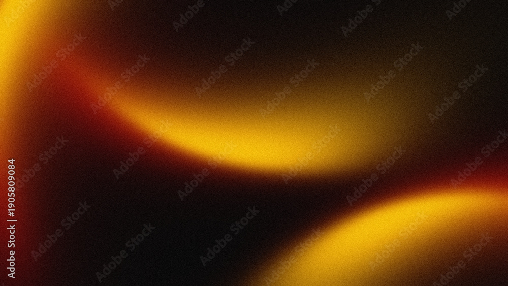 Fototapeta premium Golden orange gradient background with grainy texture,Liquid Gold Grainy Texture