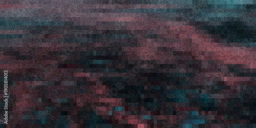 Glitch distorted grunge layer . Noise destroyed texture . Trendy defect error shapes . Overlay grunge texture . Distressed effect .Vector shapes with a halftone dots screen print texture