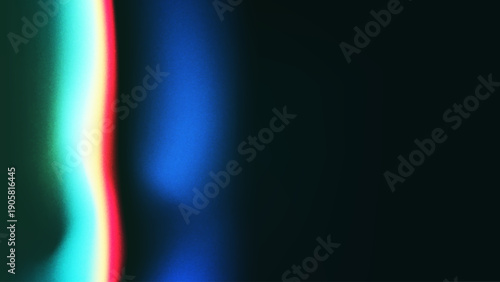 Abstract Neon Gradient Tech Background with Copy Space