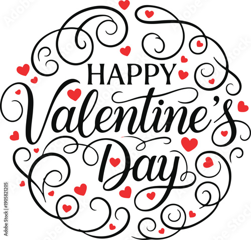 Ultimate Valentine's Day Graphic Bundle Featuring Elegant Swirled Calligraphy, Romantic Lovebirds, Heart-Shaped Key Illustrations, and "Always & Forever" Red Ribbon Badges.