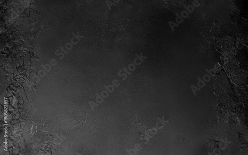 Art black concrete stone texture for background in black. Dark grey black slate texture with high resolution, background of natural black stone wall.