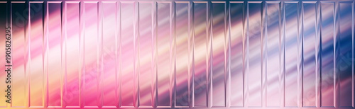 Glossy Vertical Panel Texture with Pastel Gradient